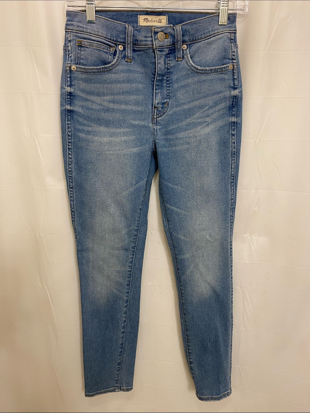 Madewell Skinny Jeans in Light Wash Blue
